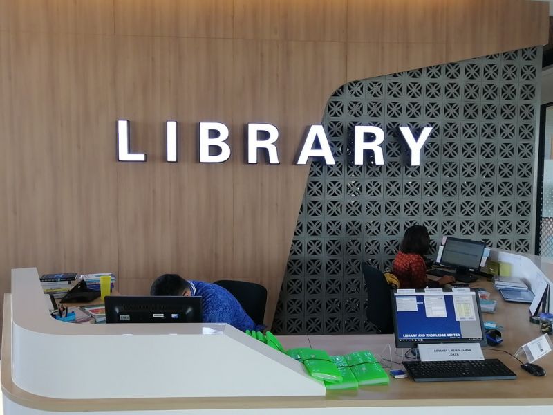 Instalasi di Perpustakaan Universitas Bina Nusantara