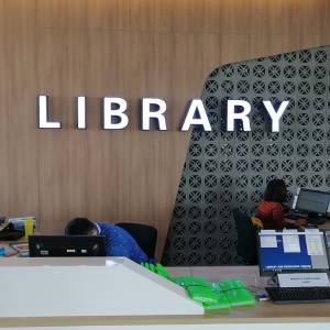 Instalasi di Perpustakaan Universitas Bina Nusantara